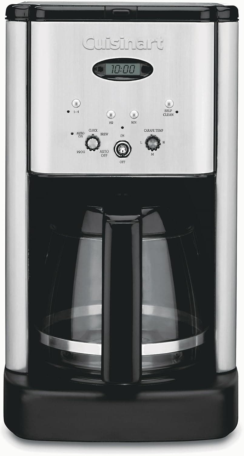 Cuisinart DCC-1200 Brew Central 12-Cup Programmable, Brushed Chrome