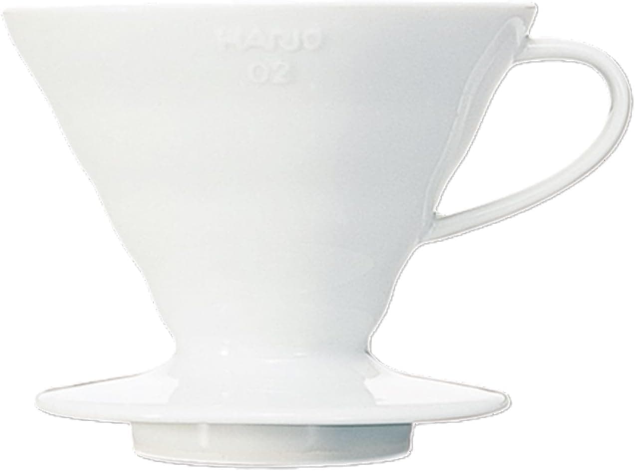 Hario V60 Ceramic Coffee Dripper 02, White