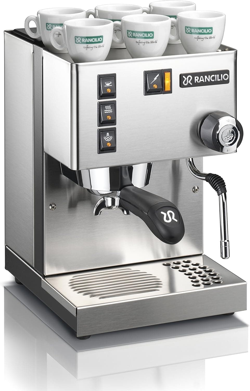 Rancilio Silvia Espresso Machine, Stainless Steel