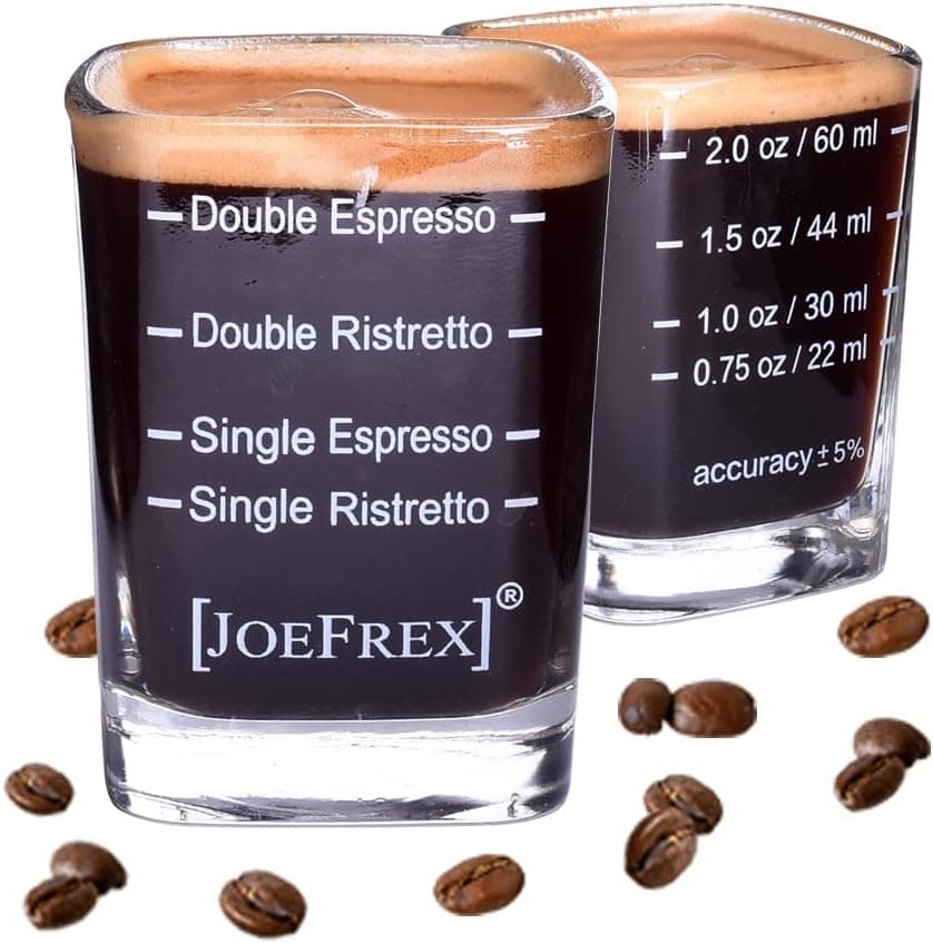 Espresso Shot Glass - espresso shot glass measure - 2oz - Espresso shot glass barista