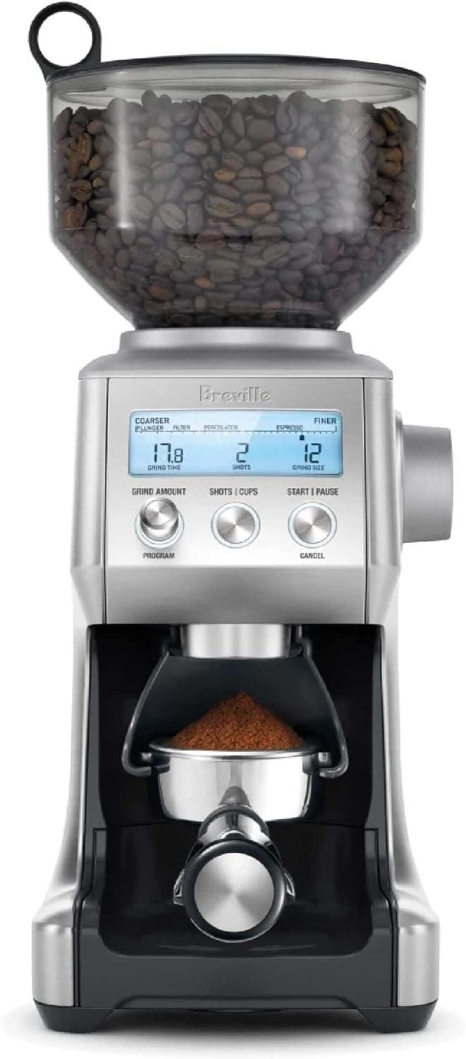 Breville BCG820BSS Smart Grinder Pro, 60 Settings