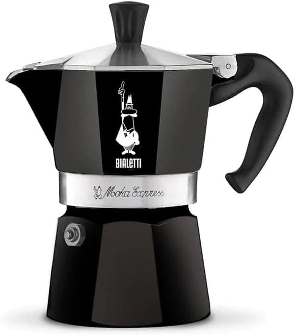 Bialetti Moka Express, Black, 6 Cups