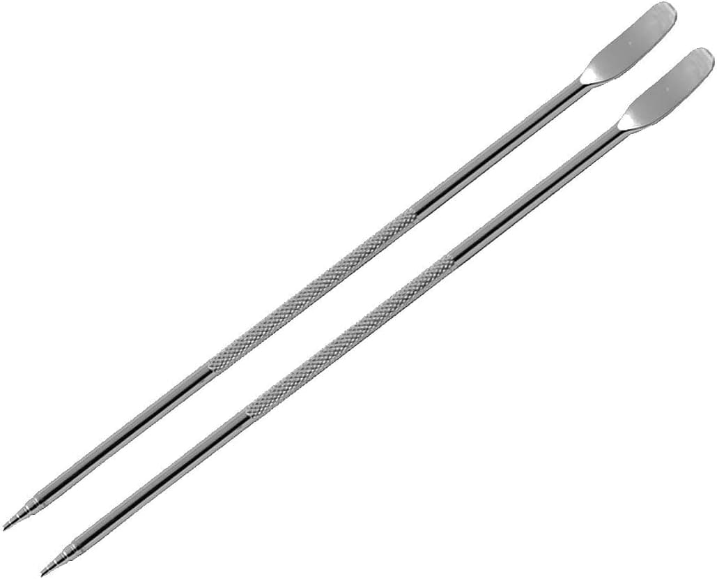 AKOAK Stainless Steel Coffee Art Pen, Coffee Fancy Stitch Barista Tool for Cappuccino Latte Espresso Decorating, 2 Pieces