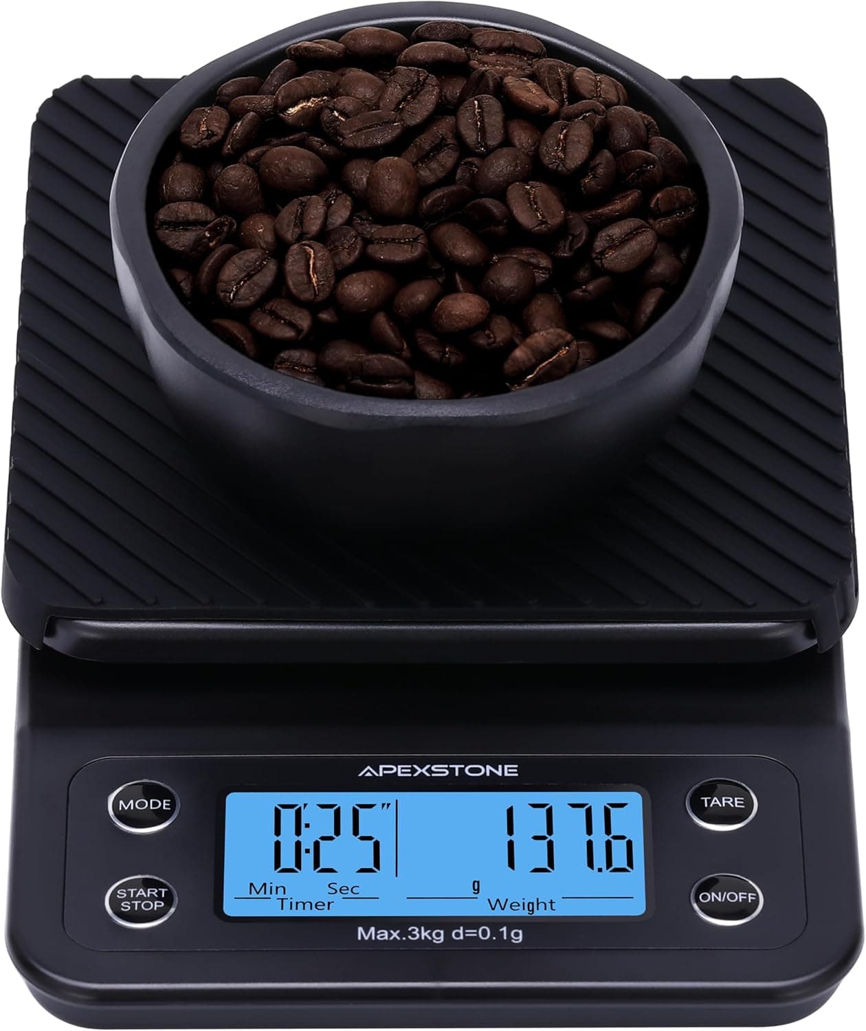 Apexstone Coffee Scale with Timer for Pour Over Coffee
