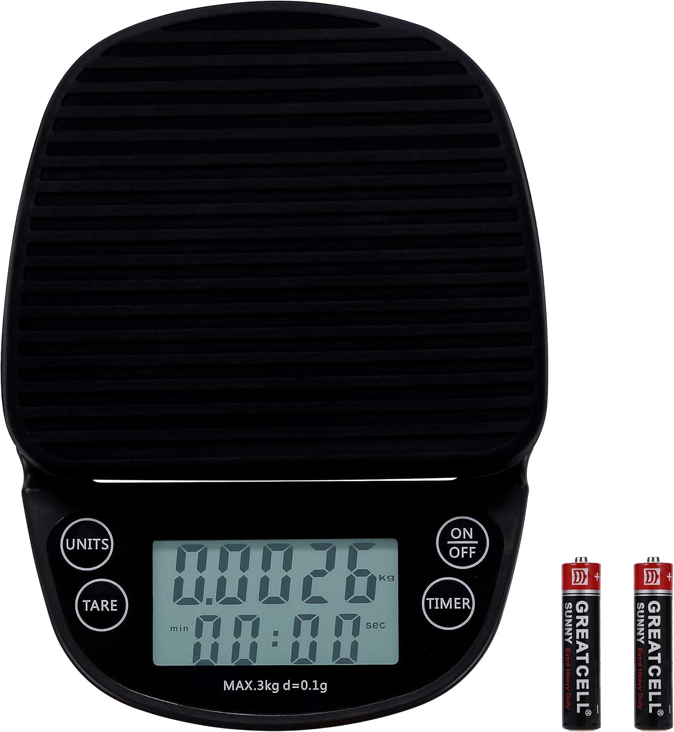 Coffee Scale with Timer Small, Waterproof Espresso Scale