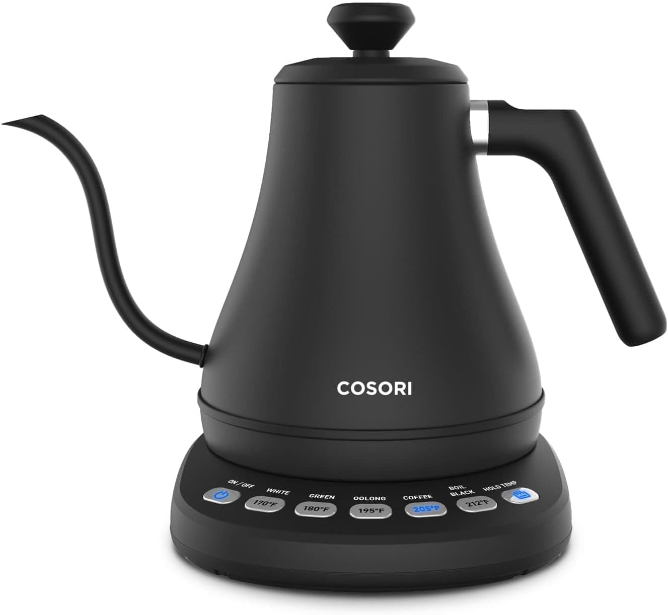 COSORI Gooseneck Electric Kettle Temperature Control 0.8L (Black)
