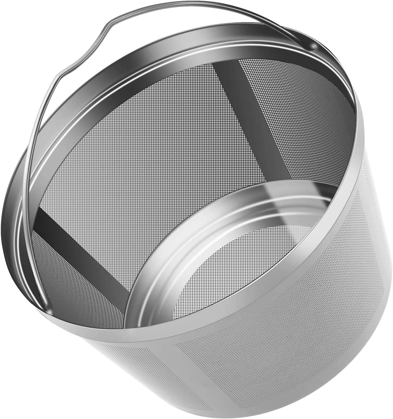 Stainless Steel Reusable Coffee Filter Basket, 8-12 Cup, fits Mr. Coffee / Black+Decker
