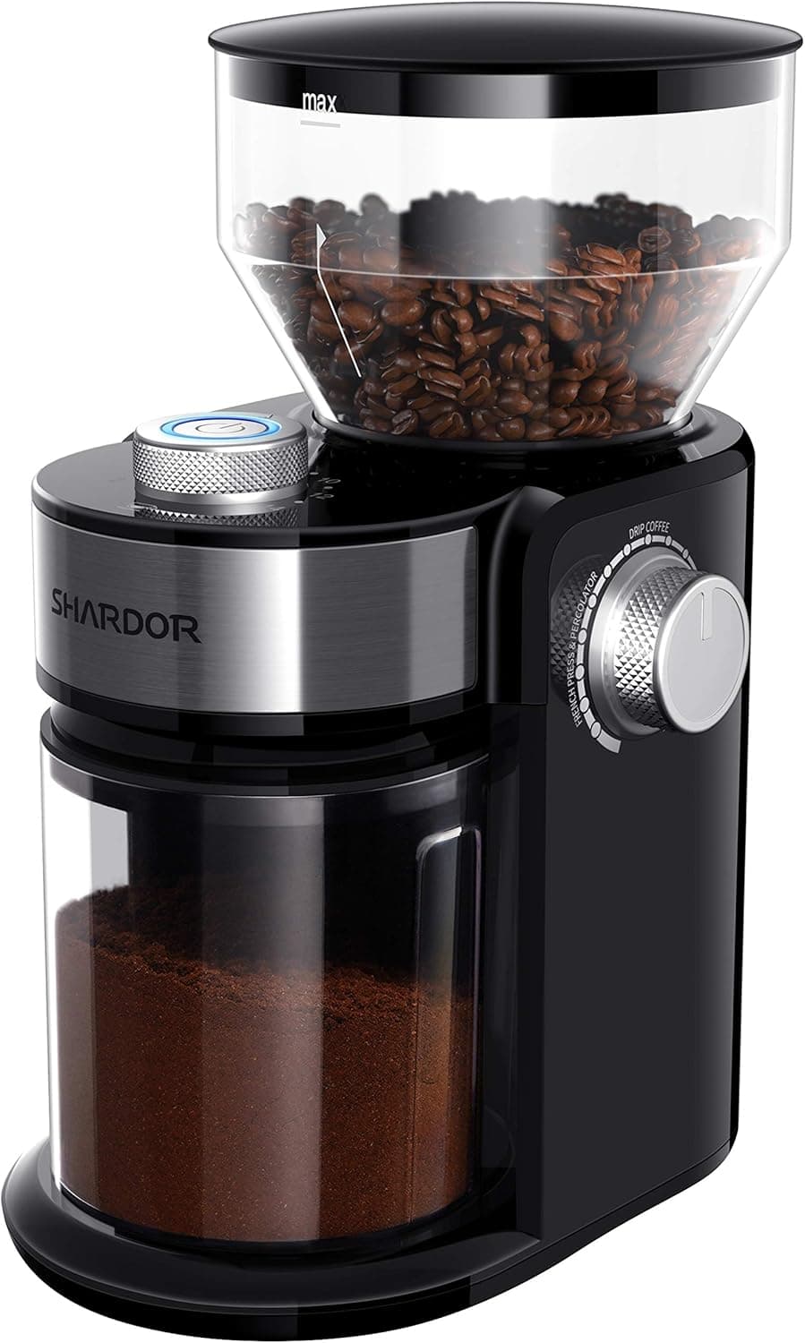 SHARDOR Electric Burr Coffee Grinder 2.0, 16 Settings