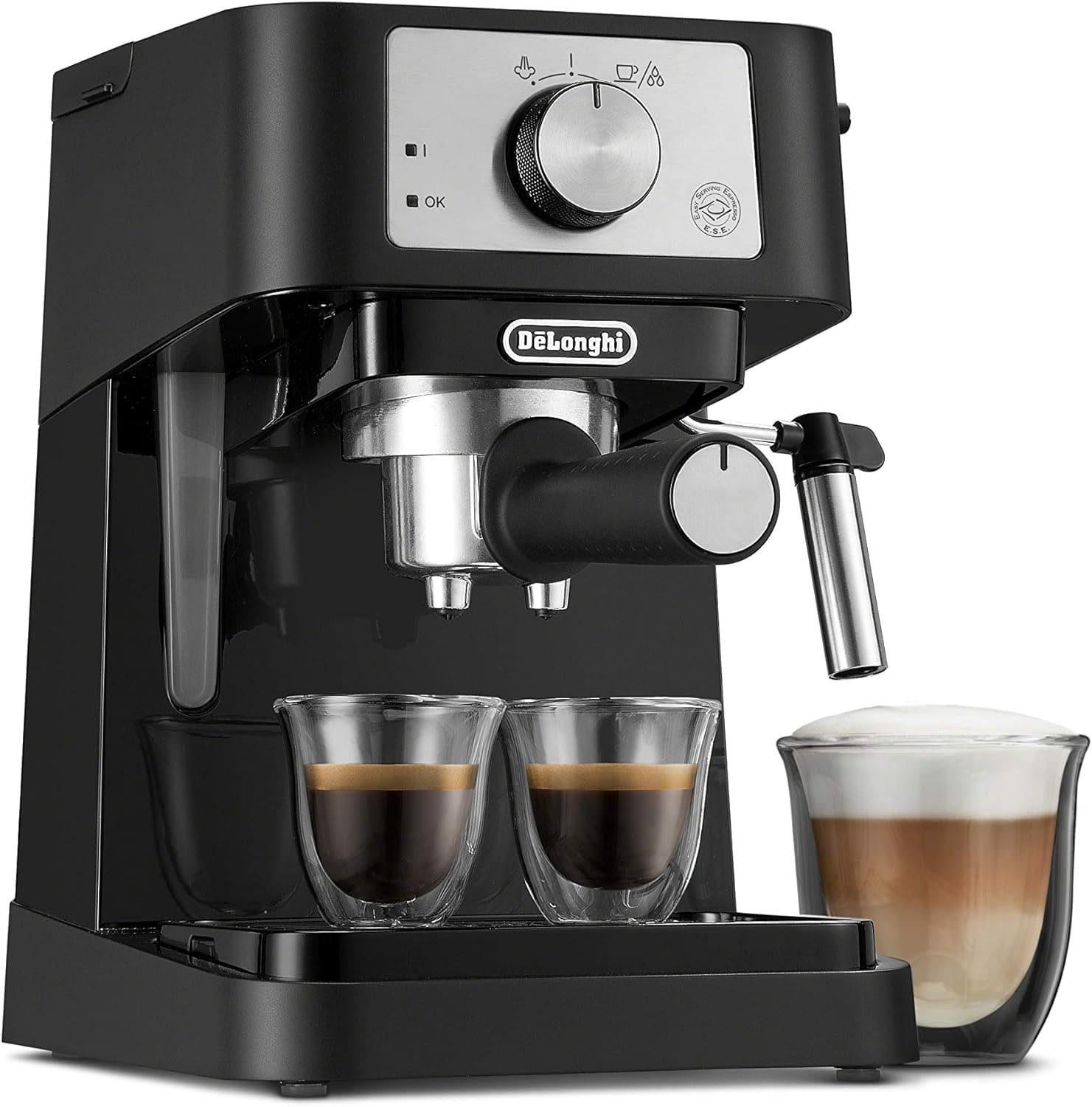 De'Longhi Stilosa Compact Manual Espresso Machine EC260BK