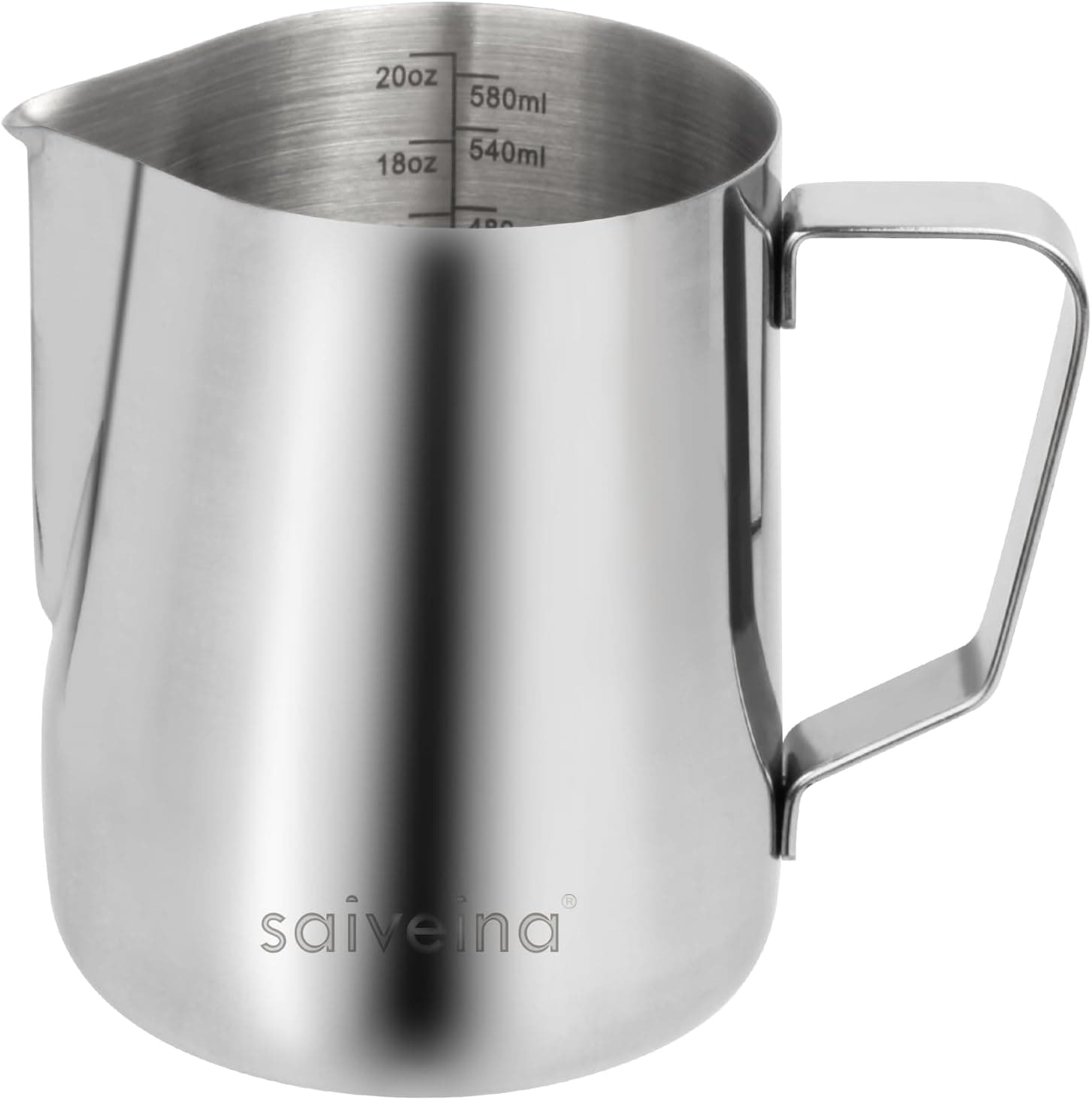 Stainless Steel Milk Frothing Pitcher 20oz (600ml)