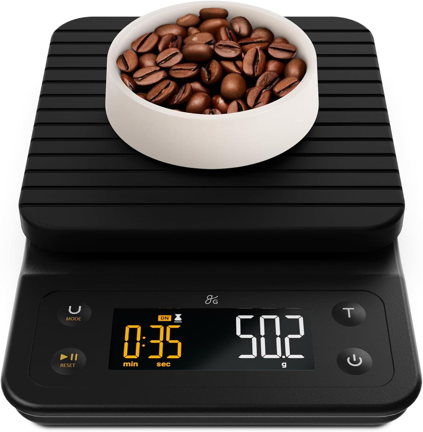 Greater Goods Coffee Scale with Timer 0.1g (Birch White)