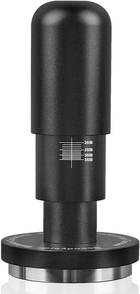 58mm Calibrated Espresso Tamper, Two Calibrated Springs, 304 SS