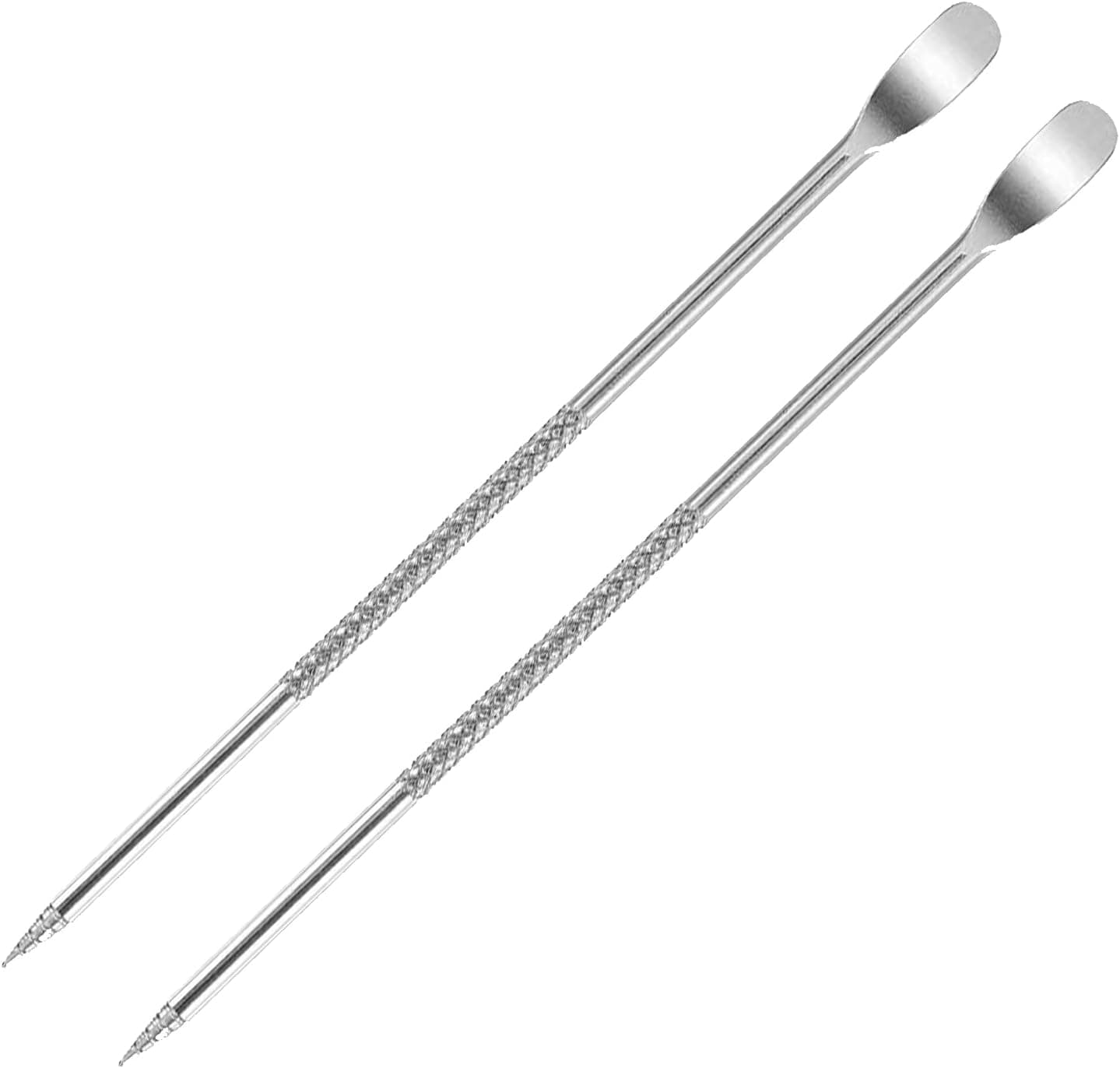 Stainless-steel Coffee Latte Art Pen - Spice Pen Cappuccino Espresso Machine Accessory Fancy Stitch Barista Tool, 2 Pieces