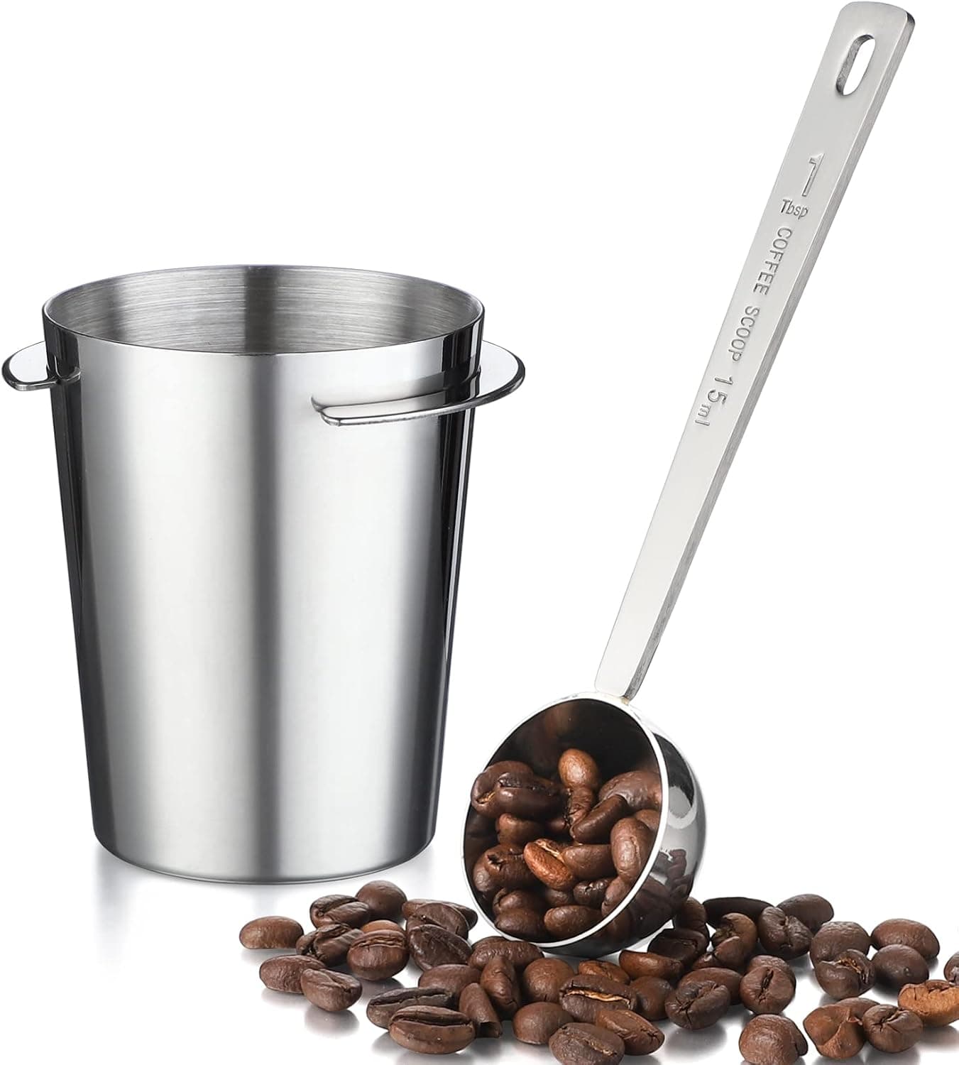58mm Dosing Cup Stainless Steel Coffee Dosing Cup Fits 58mm Portafilters Espresso Tamper Machine Tools