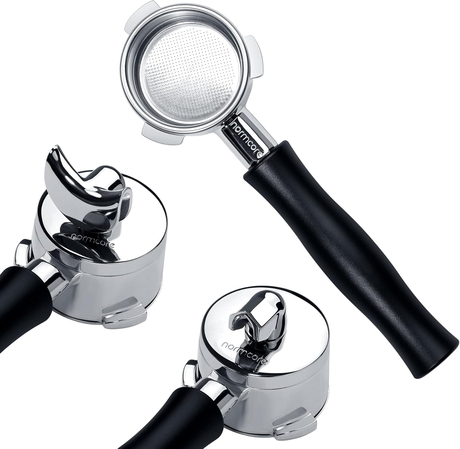 Normcore 54mm 3-in-1 Bottomless/Double/Single Spout Portafilter 18g (Breville Sage)