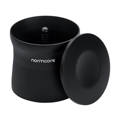 Normcore 54mm Magnetic Dosing Cup, Espresso Dosing Cup, Barista Coffee Grinder Dosing Tools Fit 54mm Breville Sage Portafilter Basket, Matte Black Anodized Aluminum