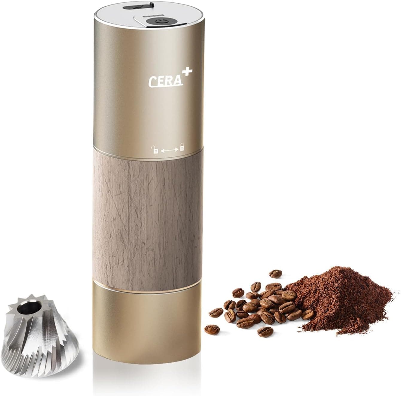 CERA+ CGE01 Portable Electric Espresso Grinder