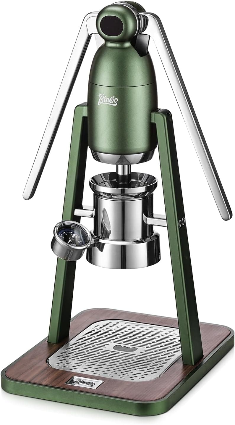 Bincoo Manual Espresso Maker Set, Dual-Lever Hand Press