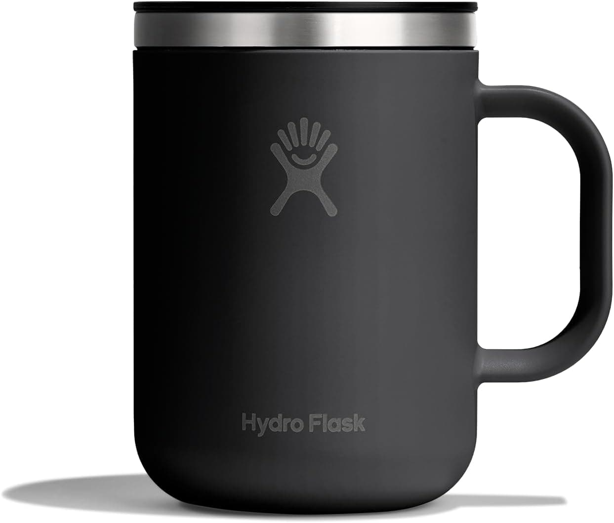 Hydro Flask Coffee Mug, Insulated Stainless Steel, 24 Oz Tonal Black