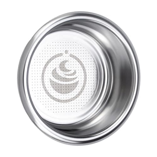 Creamore Velvet Flow 58mm Espresso Filter Basket 18-21g, Slow-Flow Ridgeless for Dark Roast, Rich Crema, Stainless Steel Portafilter Basket for La Marzocco, Rancilio Silvia, Gaggia Classic, E61